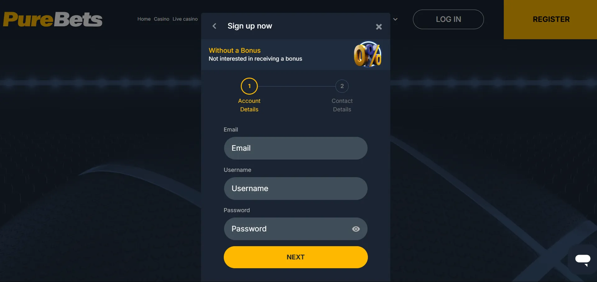 57bet login
